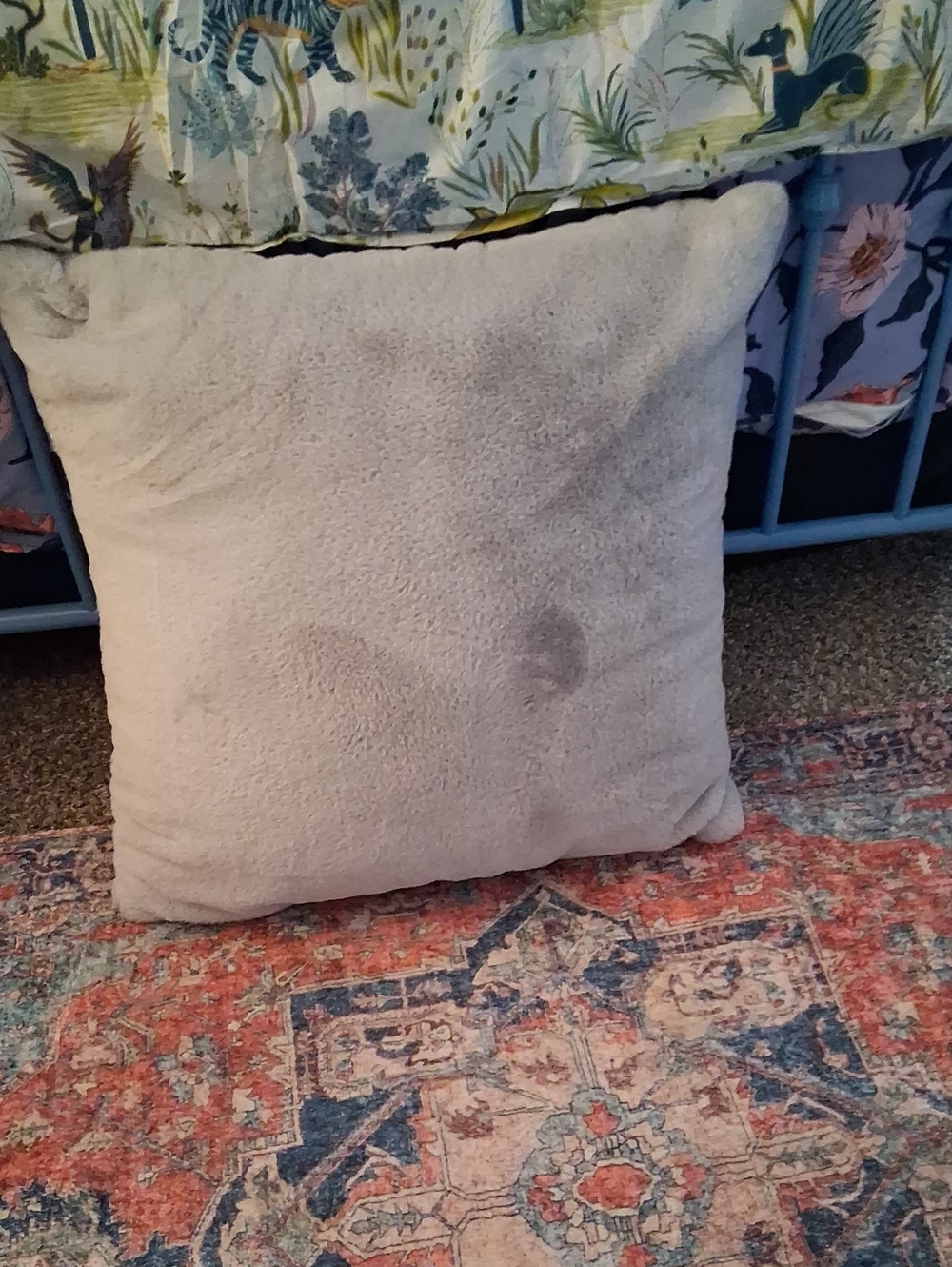 Cozy Gray Decorative Throw Pillow - Soft Texture